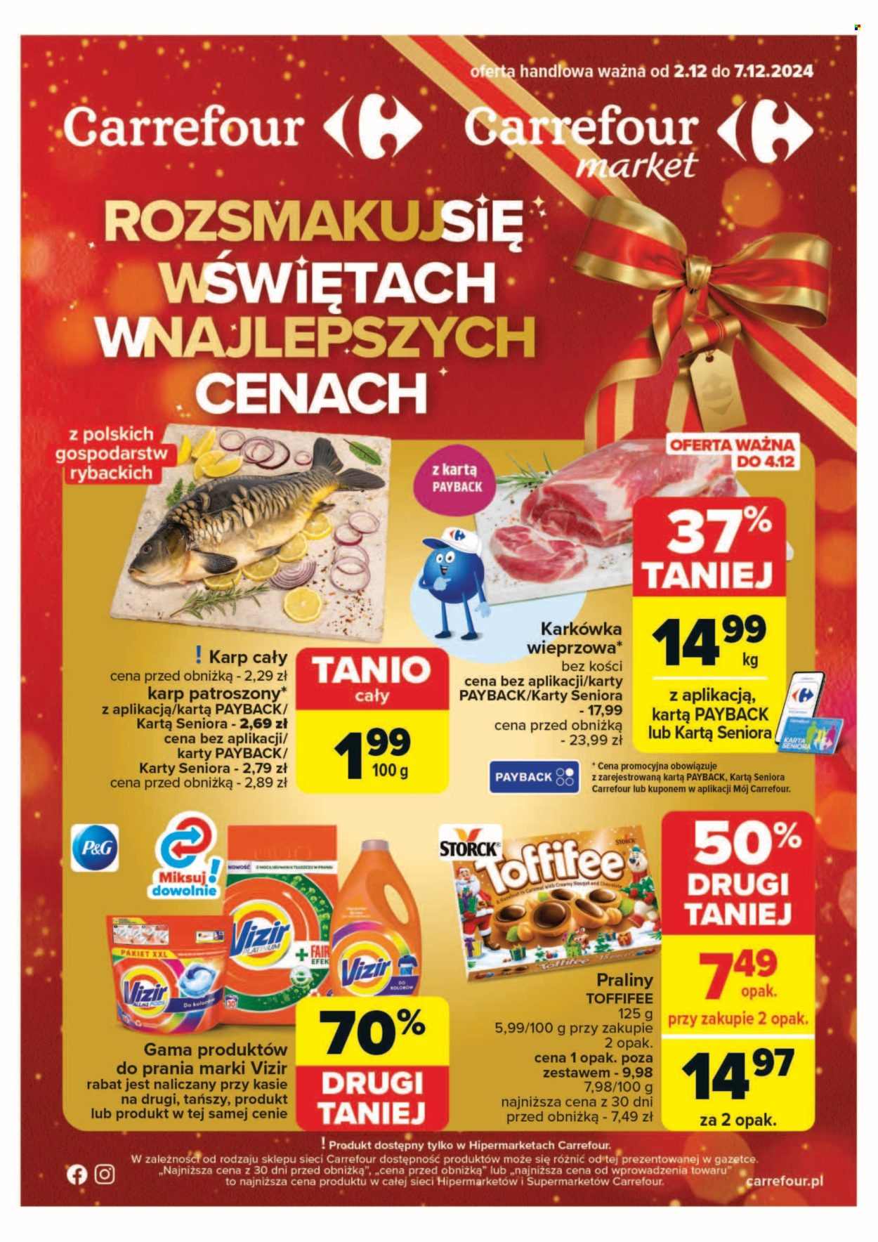 Gazetka Carrefour - 2.12.2024 - 7.12.2024. Strona 1