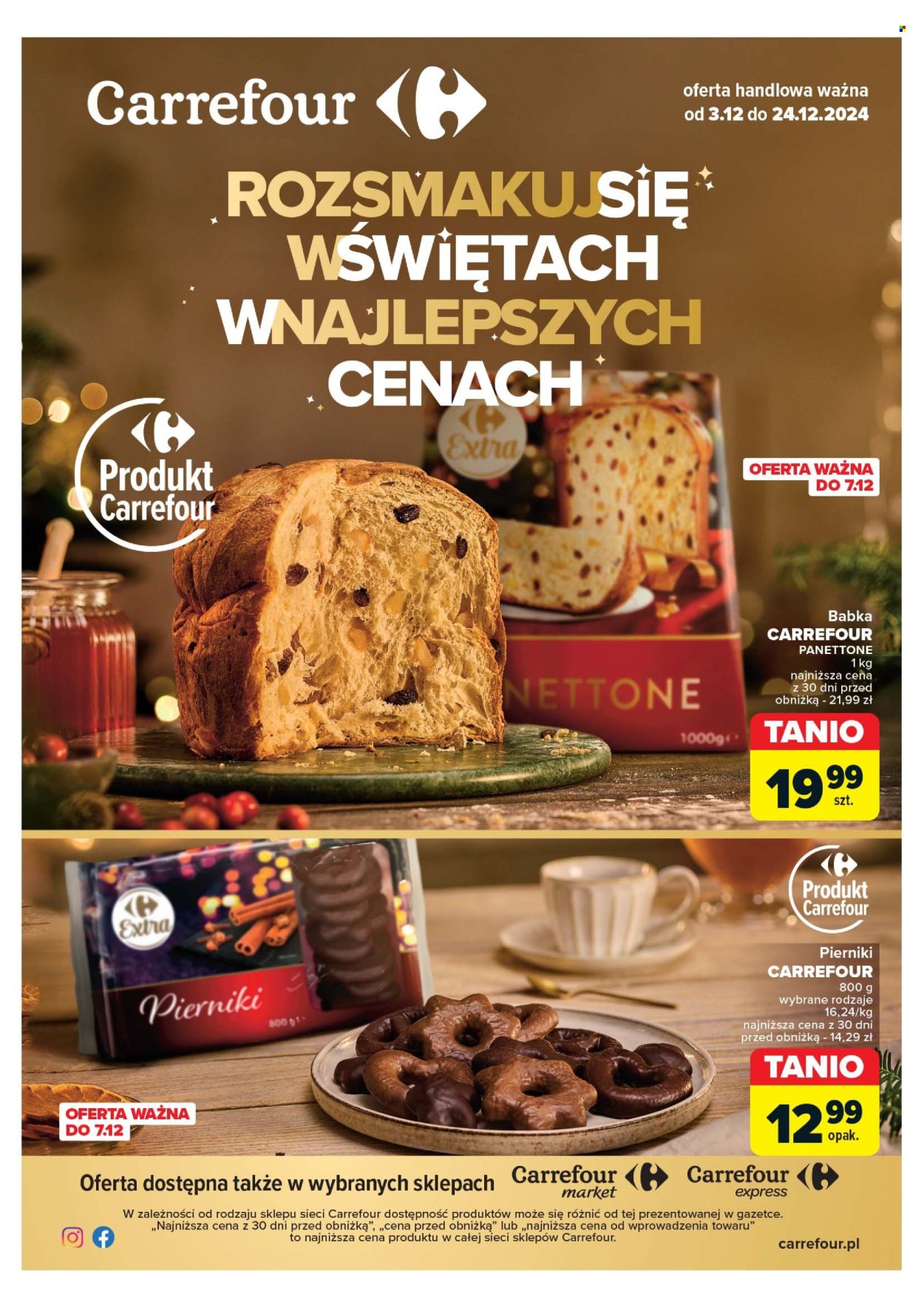 Leták Carrefour - 3.12.2024 - 24.12.2024. Strana 1