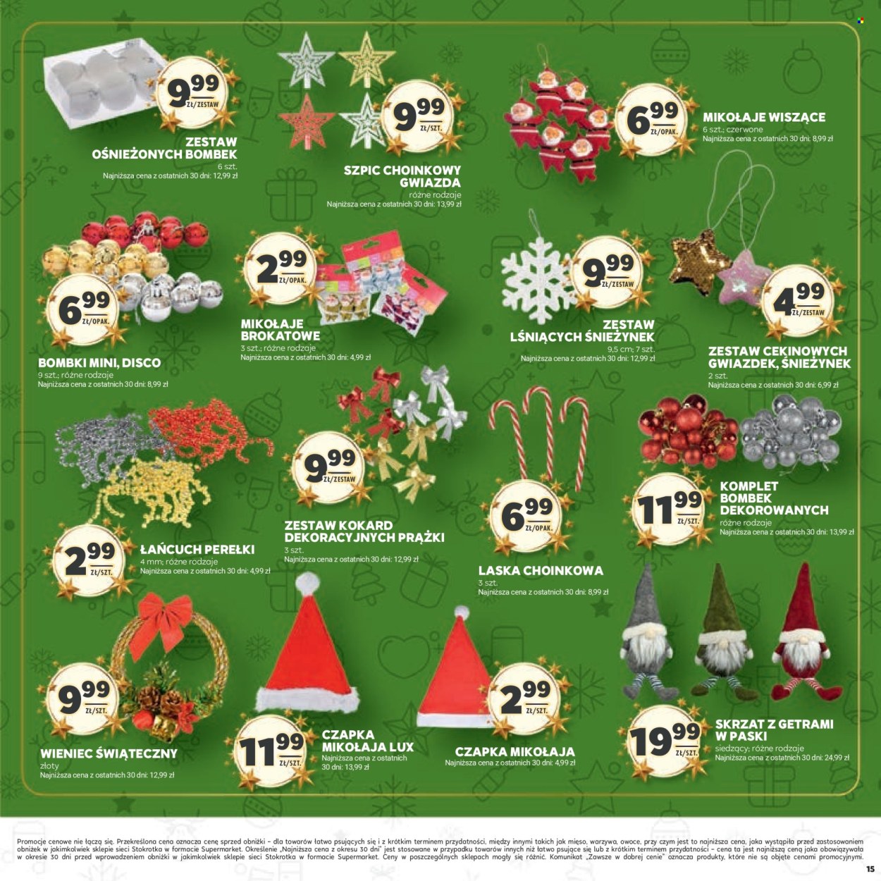 Leták Stokrotka Supermarket - 21.11.2024 - 11.12.2024. Strana 15