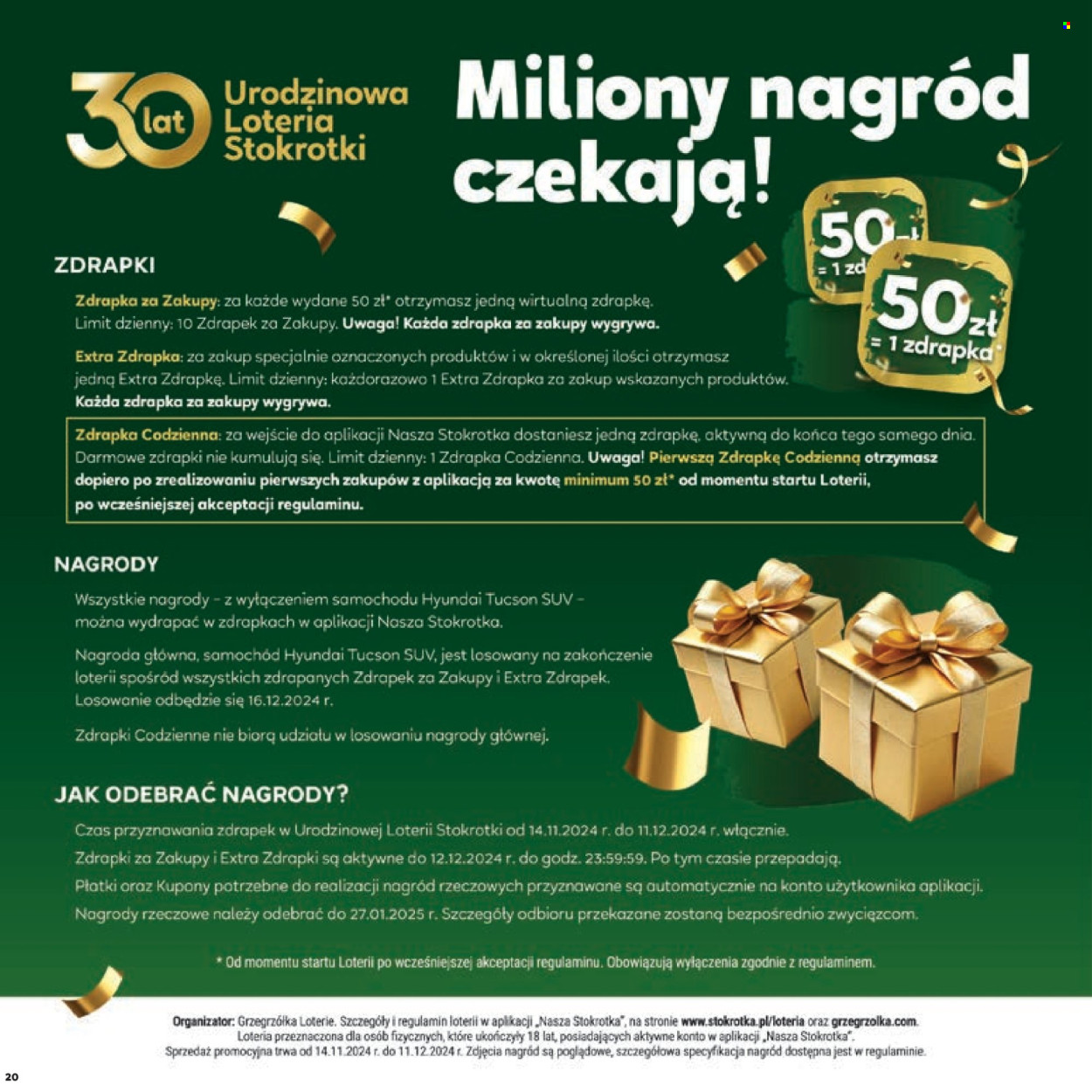 Gazetka Stokrotka Supermarket - 21.11.2024 - 11.12.2024. Strona 20