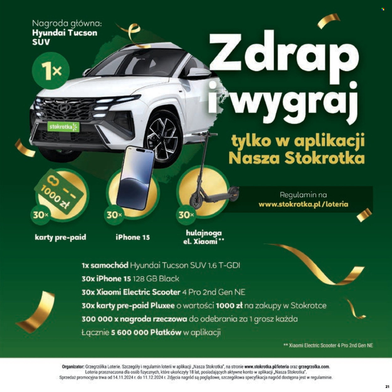 Gazetka Stokrotka Supermarket - 21.11.2024 - 11.12.2024. Strona 21