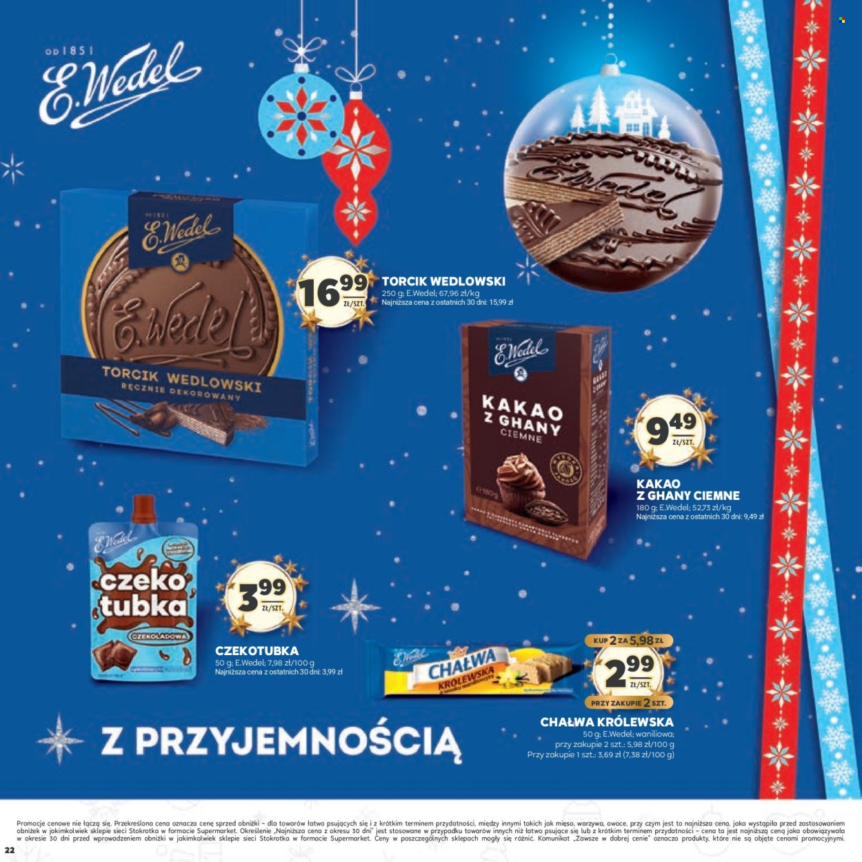 Leták Stokrotka Supermarket - 21.11.2024 - 11.12.2024. Strana 22