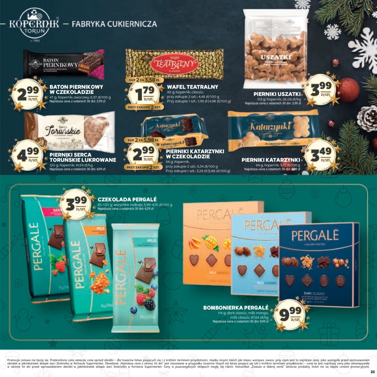 Leták Stokrotka Supermarket - 21.11.2024 - 11.12.2024. Strana 23