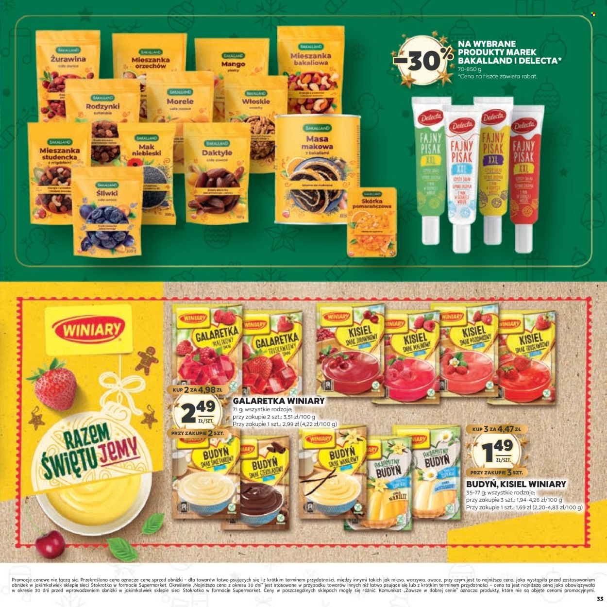 Gazetka Stokrotka Supermarket - 21.11.2024 - 11.12.2024. Strona 33