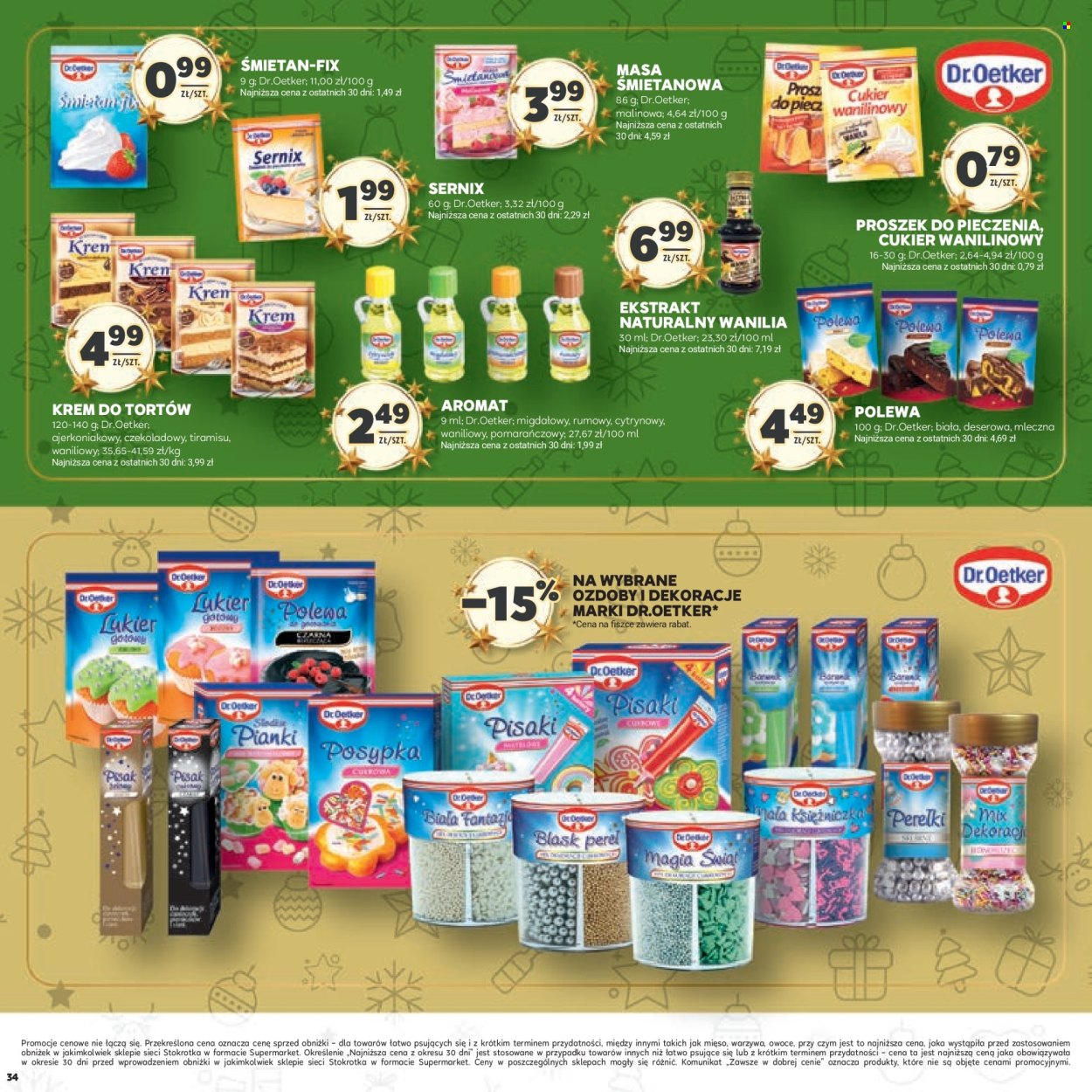 Leták Stokrotka Supermarket - 21.11.2024 - 11.12.2024. Strana 34