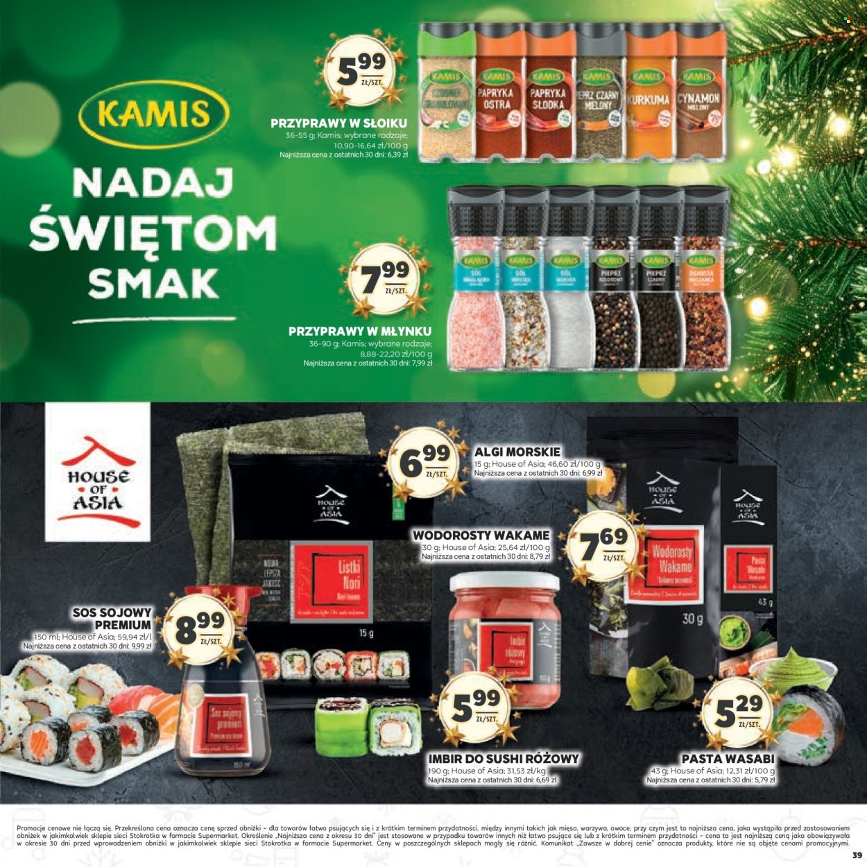 Leták Stokrotka Supermarket - 21.11.2024 - 11.12.2024. Strana 39