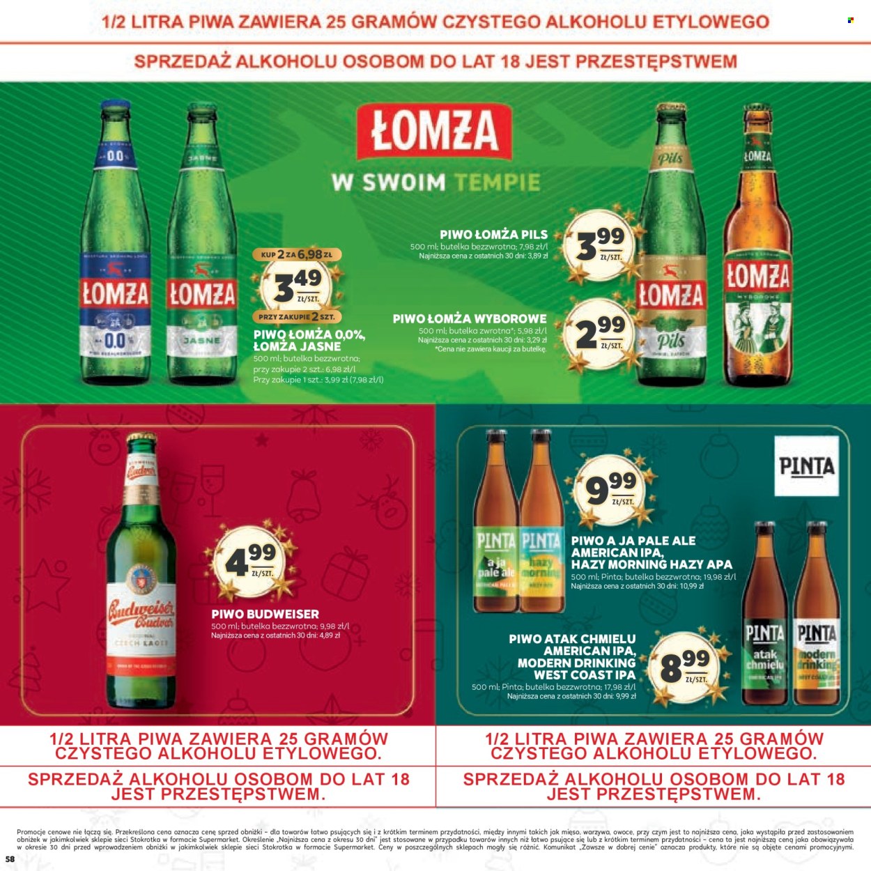 Leták Stokrotka Supermarket - 21.11.2024 - 11.12.2024. Strana 58