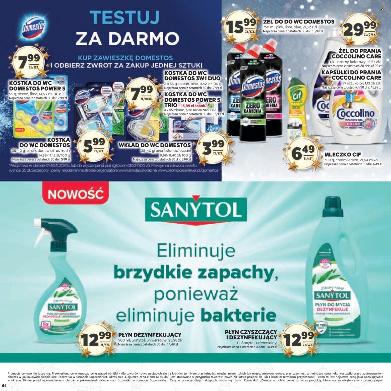Leták Stokrotka Supermarket - 21.11.2024 - 11.12.2024. Strana 64