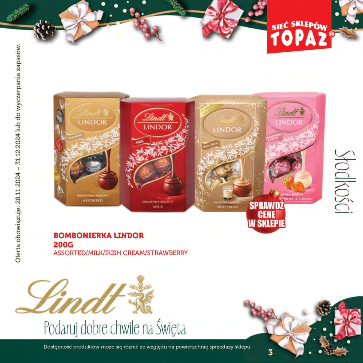 Gazetka Topaz - 28.11.2024 - 31.12.2024. Strona 3