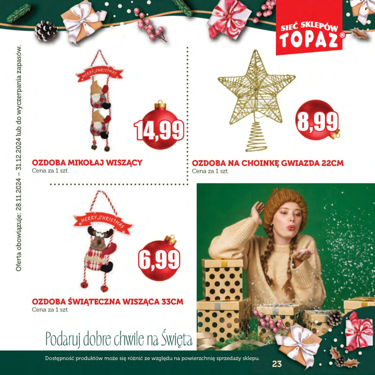 Gazetka Topaz - 28.11.2024 - 31.12.2024. Strona 23