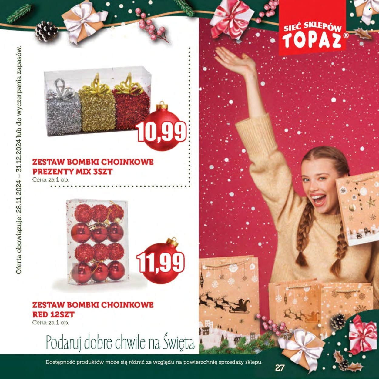 Gazetka Topaz - 28.11.2024 - 31.12.2024. Strona 27