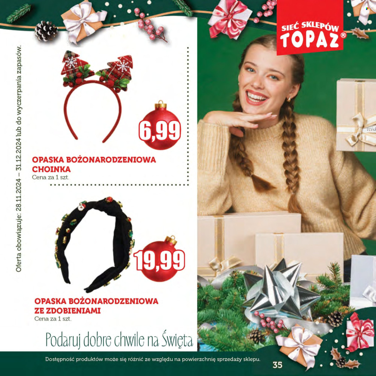 Gazetka Topaz - 28.11.2024 - 31.12.2024. Strona 35