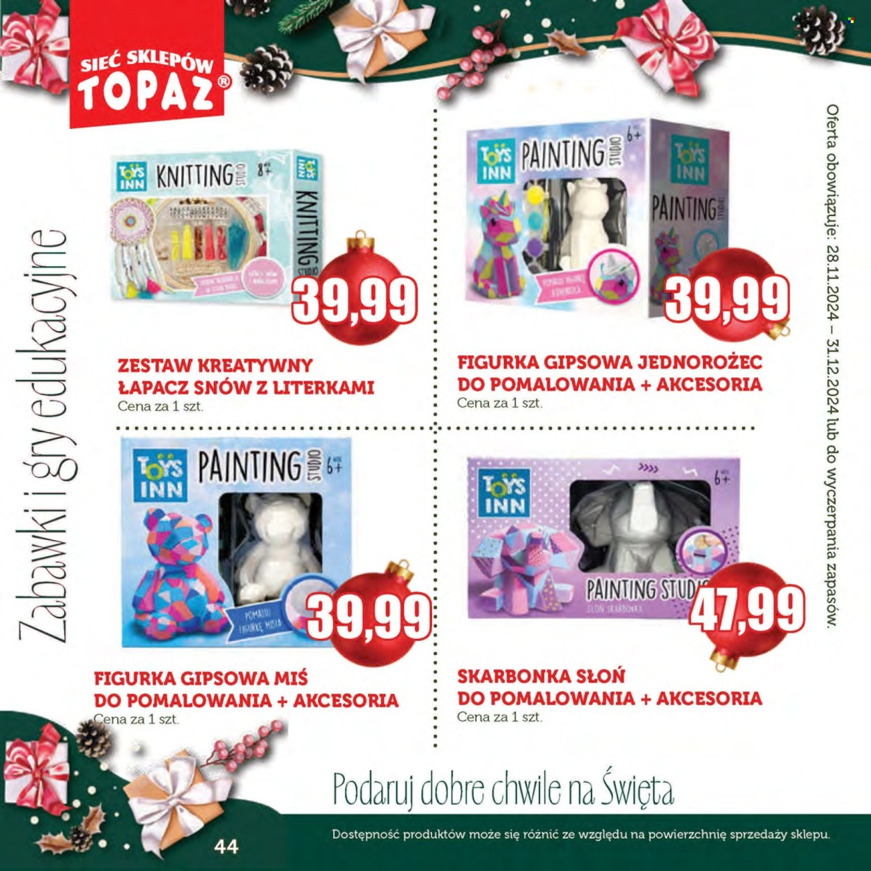 Gazetka Topaz - 28.11.2024 - 31.12.2024. Strona 44