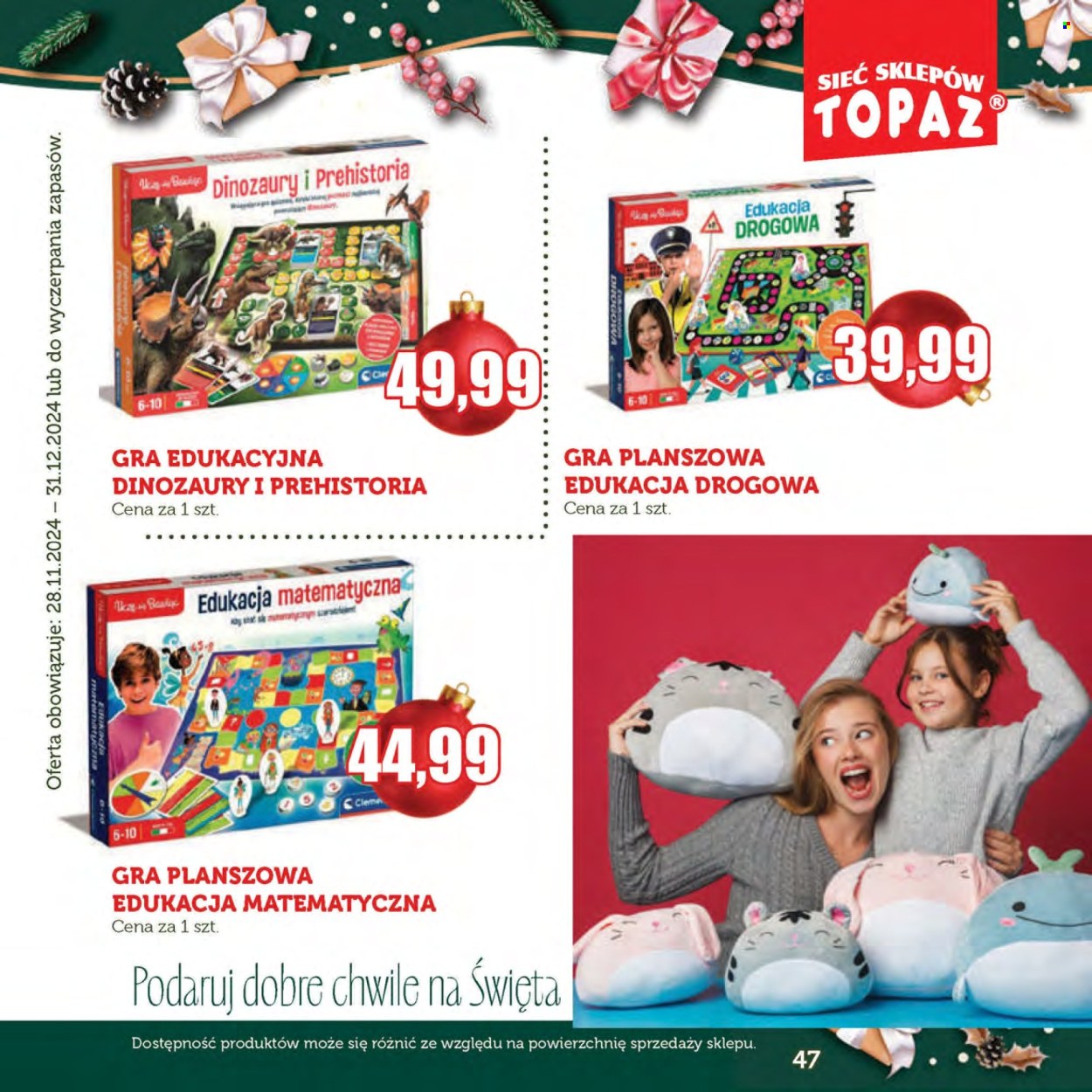 Gazetka Topaz - 28.11.2024 - 31.12.2024. Strona 47