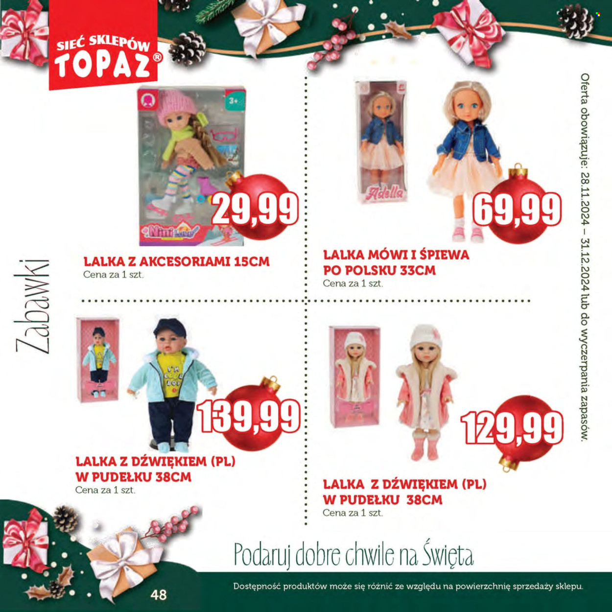 Gazetka Topaz - 28.11.2024 - 31.12.2024. Strona 48