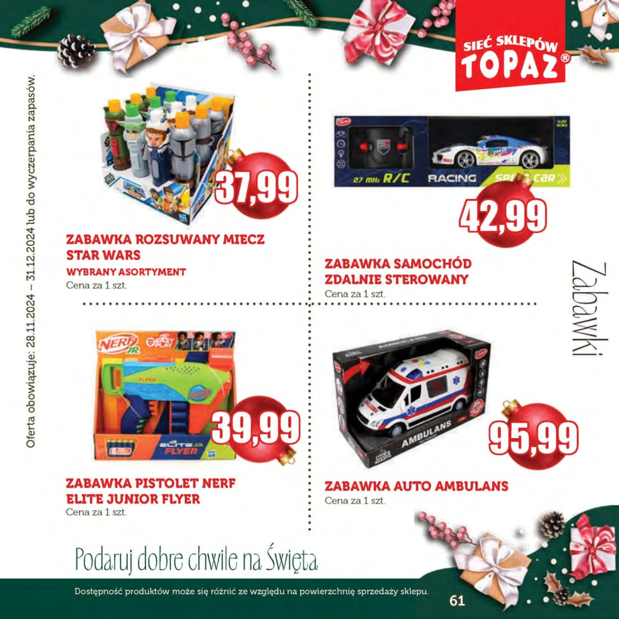 Gazetka Topaz - 28.11.2024 - 31.12.2024. Strona 61