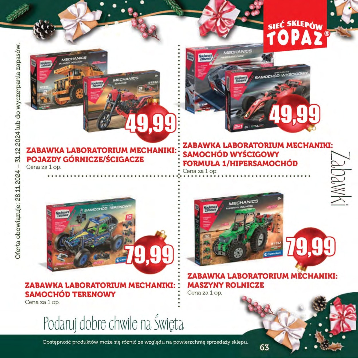 Gazetka Topaz - 28.11.2024 - 31.12.2024. Strona 63