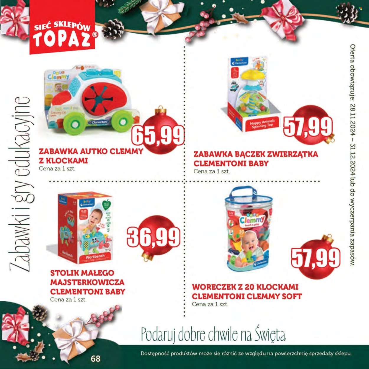 Gazetka Topaz - 28.11.2024 - 31.12.2024. Strona 68