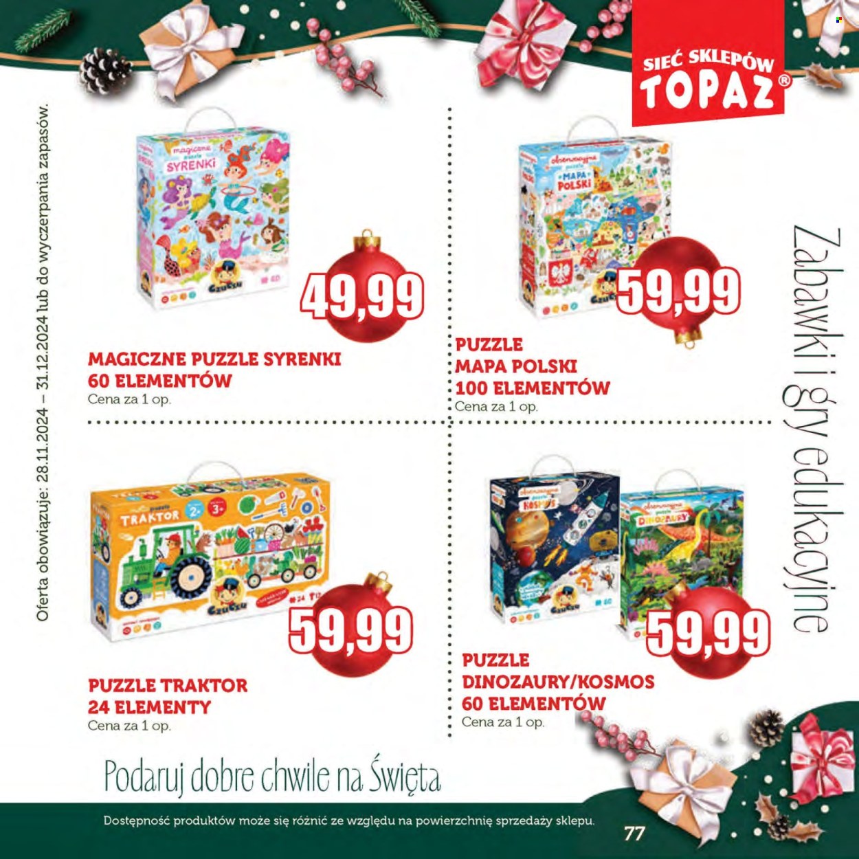 Gazetka Topaz - 28.11.2024 - 31.12.2024. Strona 77