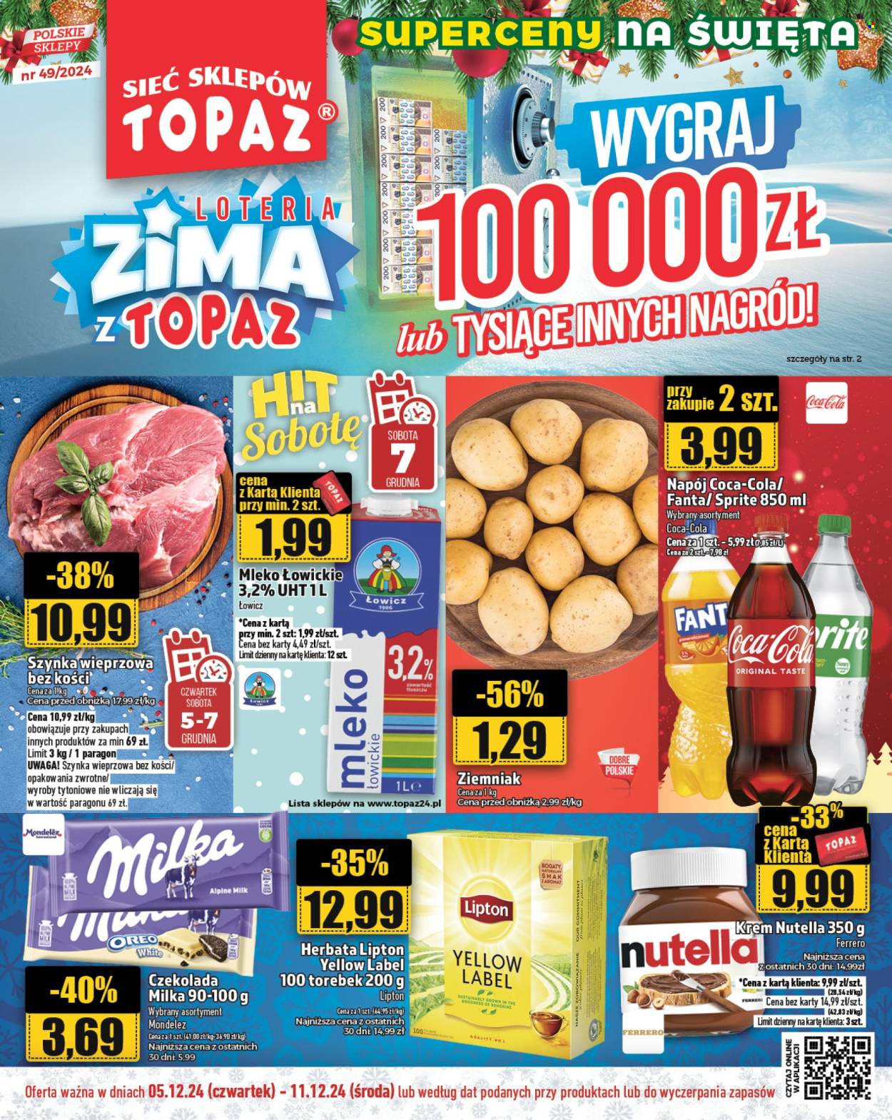 Leták Topaz - 5.12.2024 - 11.12.2024. Strana 1