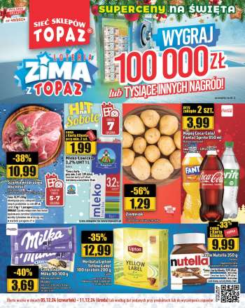 Gazetka Topaz - 5.12.2024 - 11.12.2024.