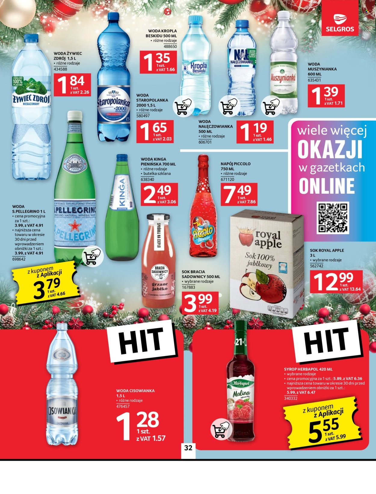 Gazetka Selgros - 5.12.2024 - 18.12.2024. Strona 32