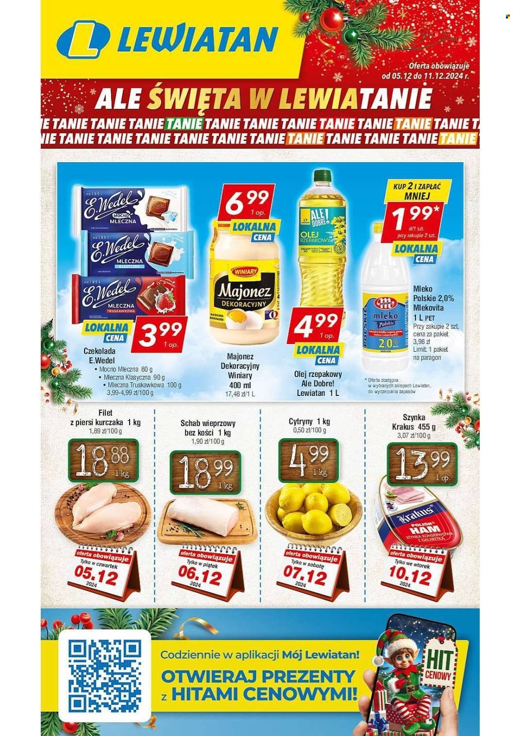 Gazetka Lewiatan - 5.12.2024 - 11.12.2024. Strona 1