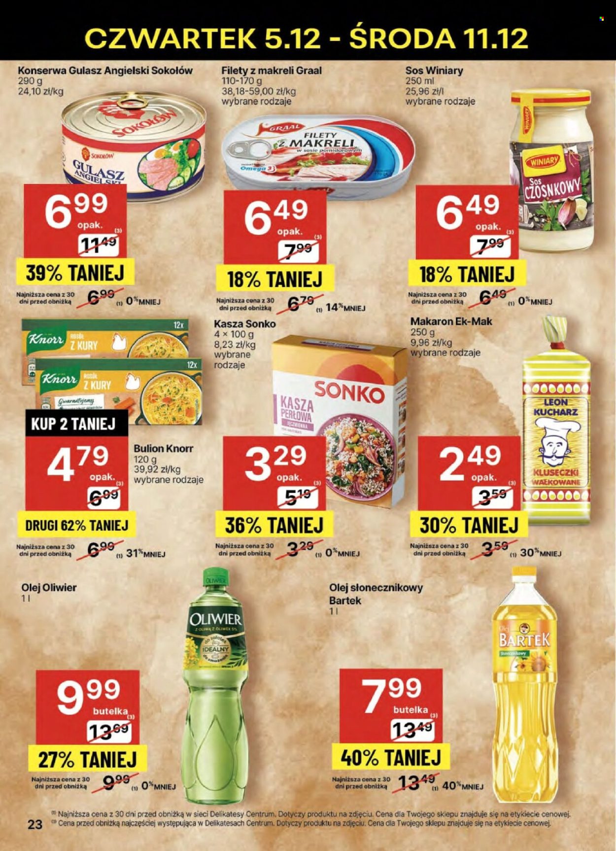 Gazetka Delikatesy Centrum - 5.12.2024 - 11.12.2024. Strona 23