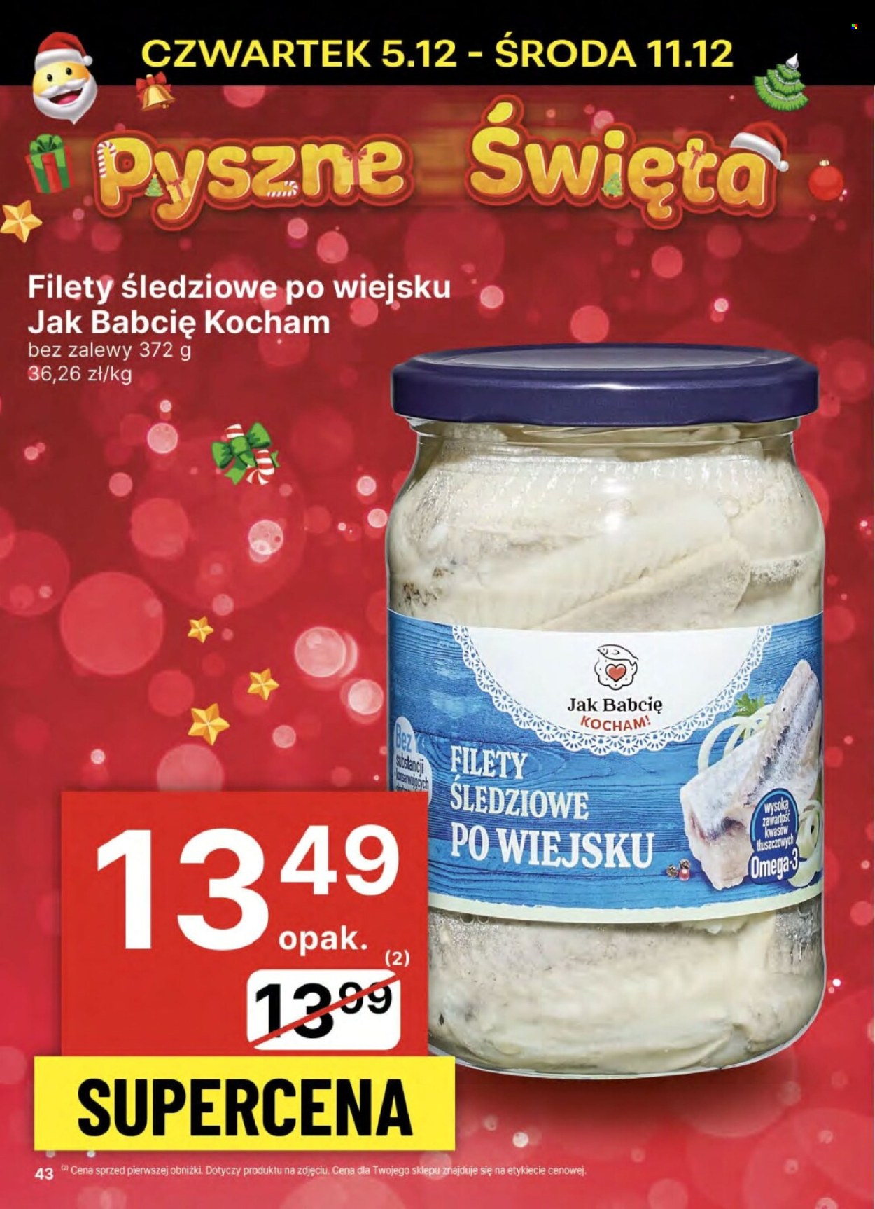 Leták Delikatesy Centrum - 5.12.2024 - 11.12.2024. Strana 43