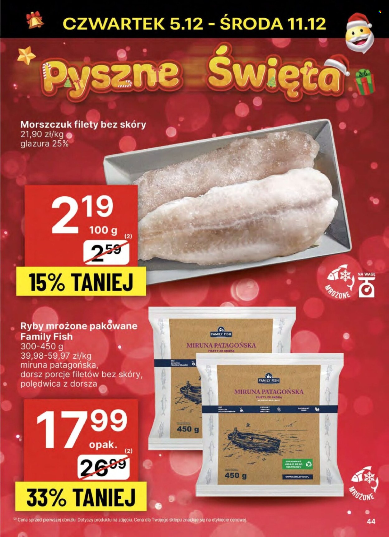 Gazetka Delikatesy Centrum - 5.12.2024 - 11.12.2024. Strona 44