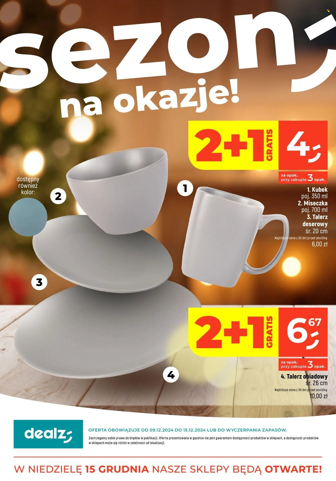 Leták Dealz - 9.12.2024 - 15.12.2024. Strana 1