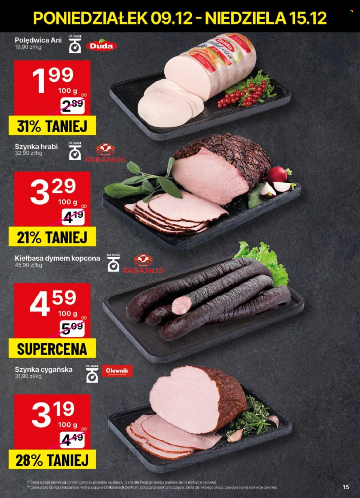 Leták Delikatesy Centrum - 9.12.2024 - 15.12.2024. Strana 15