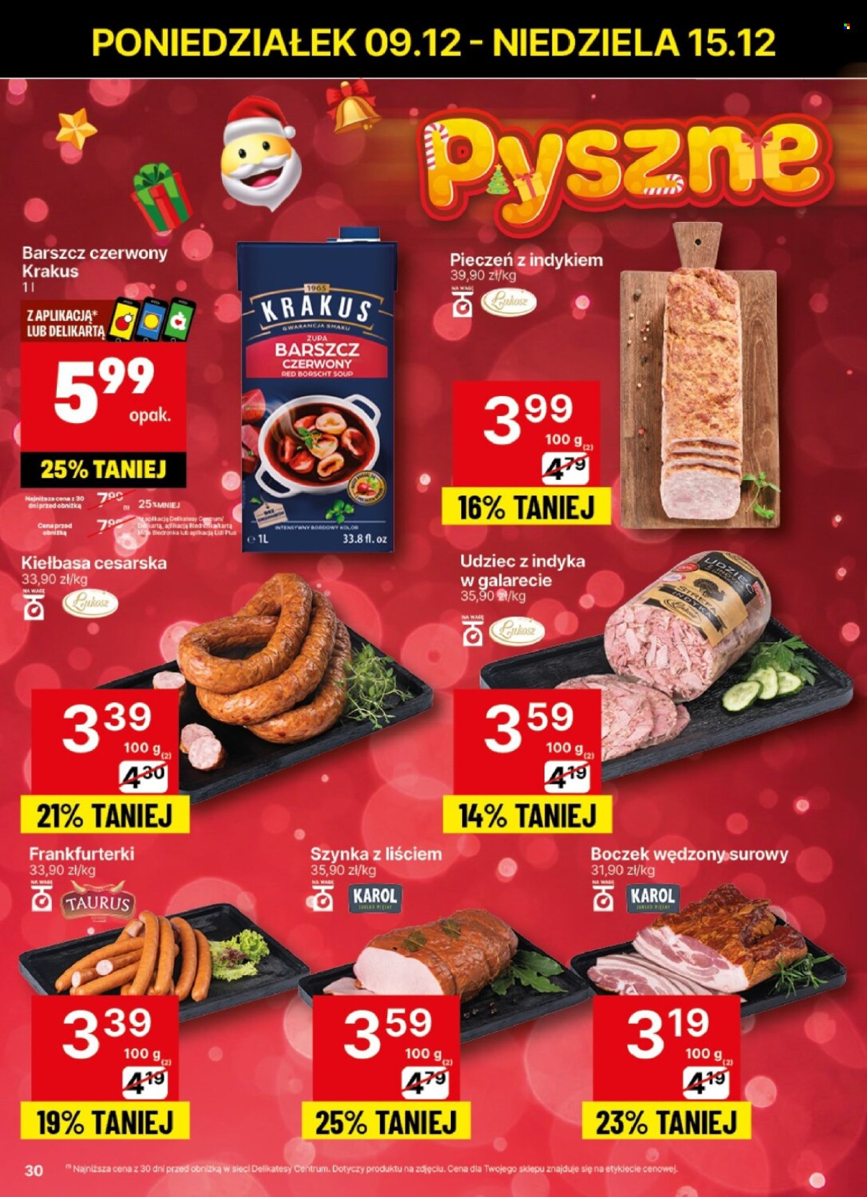 Leták Delikatesy Centrum - 9.12.2024 - 15.12.2024. Strana 30
