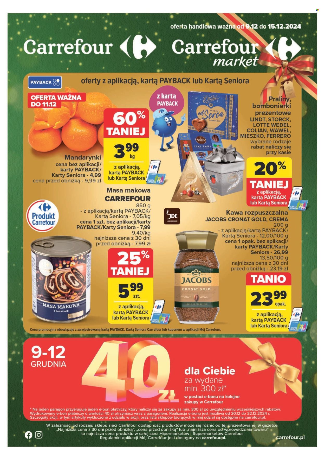 Gazetka Carrefour - 9.12.2024 - 15.12.2024. Strona 1