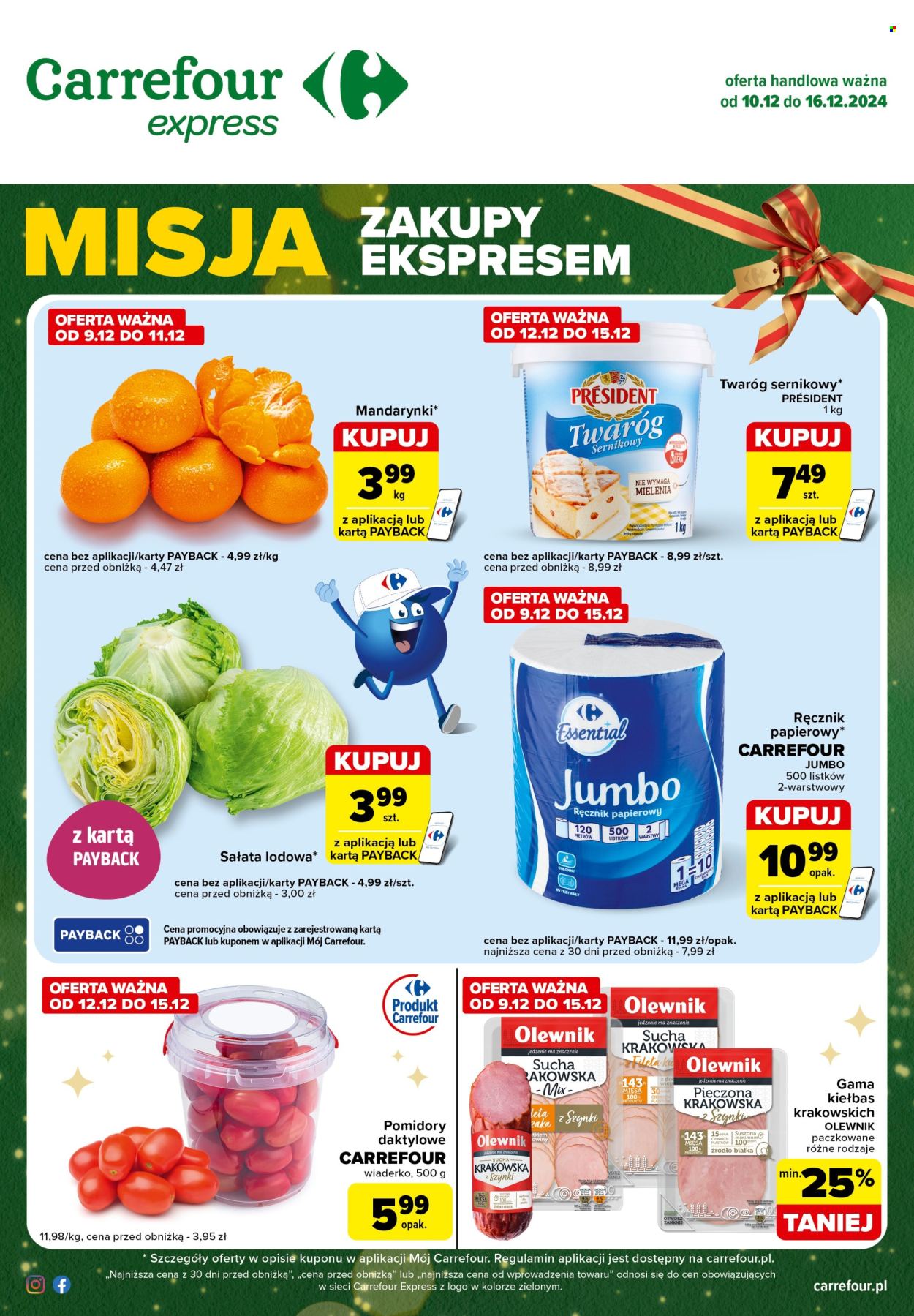 Leták Carrefour Express - 10.12.2024 - 16.12.2024. Strana 1