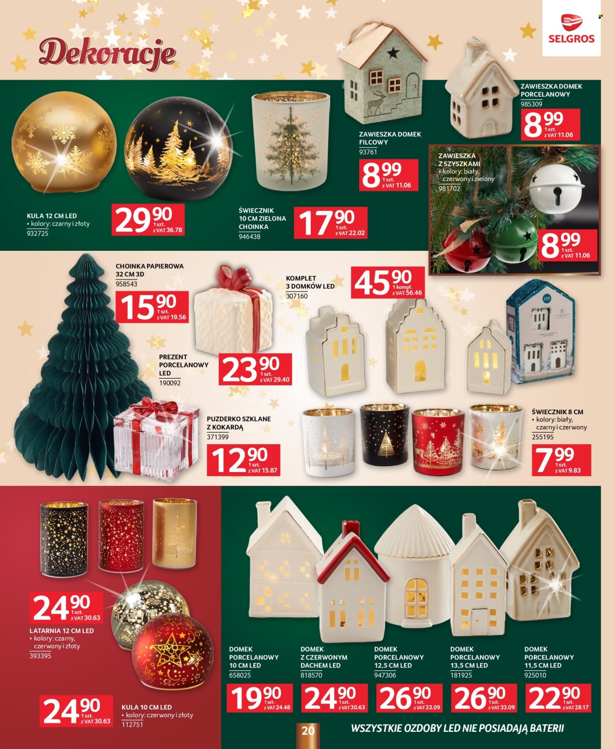 Gazetka Selgros - 7.12.2024 - 24.12.2024. Strona 20