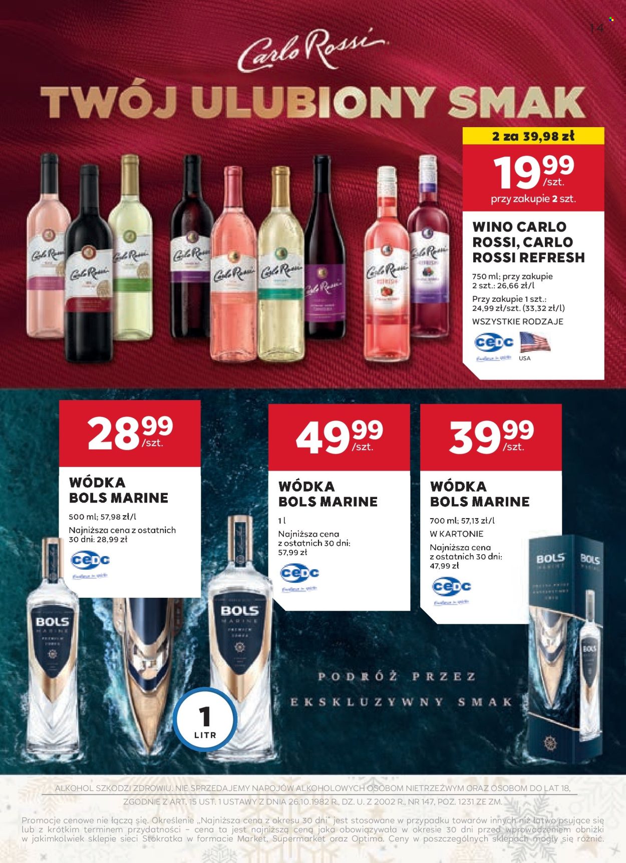 Leták Stokrotka Supermarket - 5.12.2024 - 2.1.2025. Strana 14