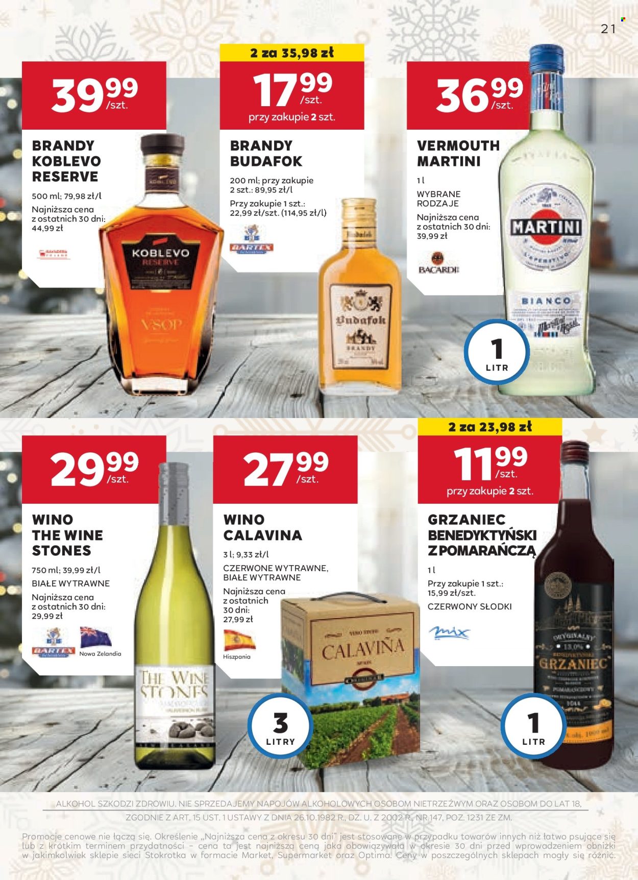 Gazetka Stokrotka Supermarket - 5.12.2024 - 2.01.2025. Strona 21