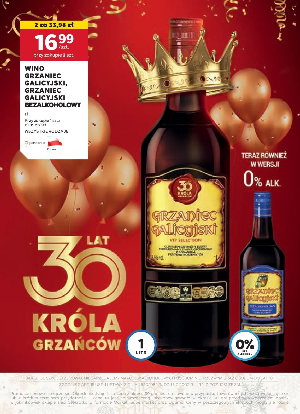 Leták Stokrotka Supermarket - 5.12.2024 - 2.1.2025. Strana 22