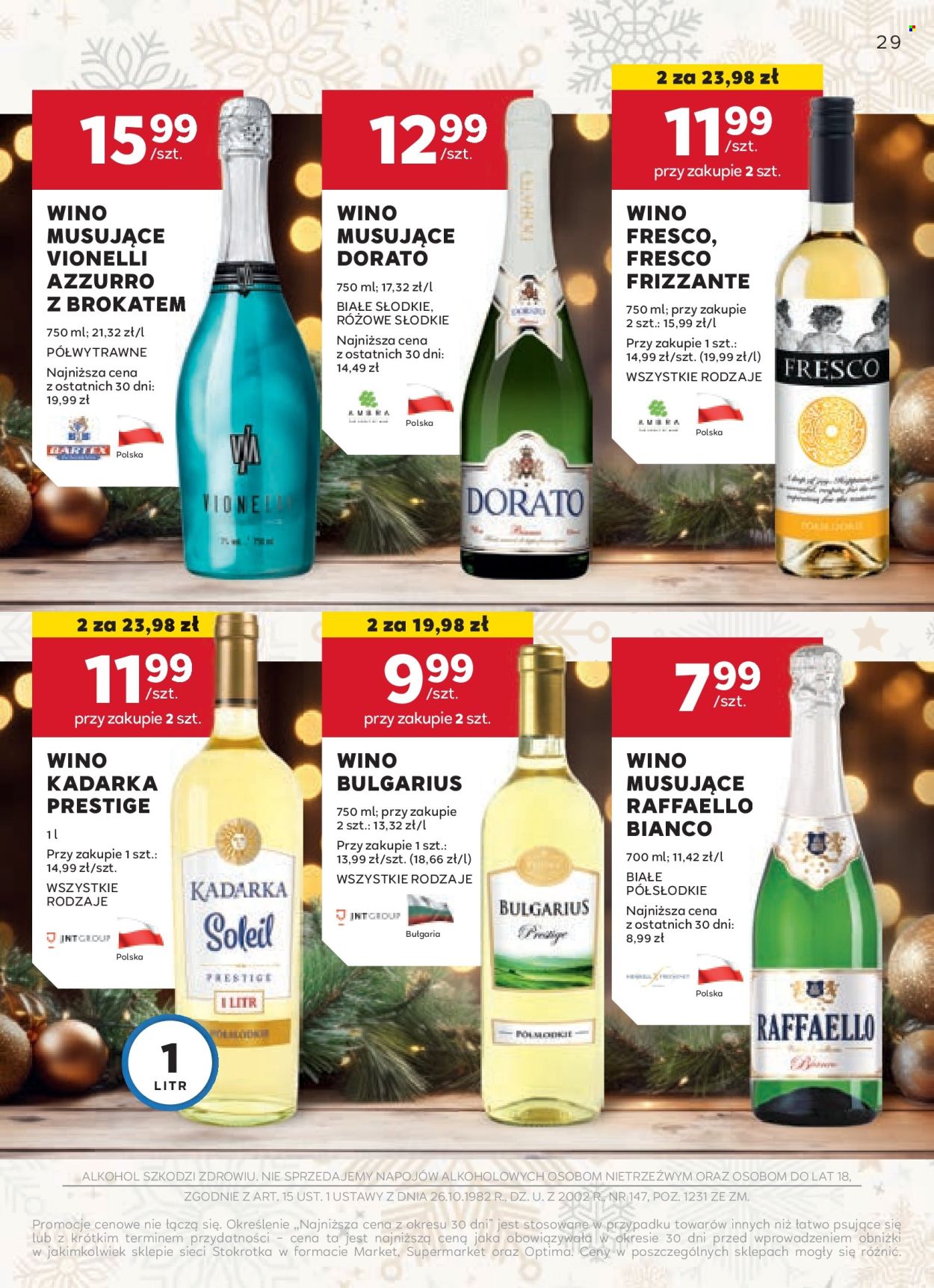 Gazetka Stokrotka Supermarket - 5.12.2024 - 2.01.2025. Strona 29
