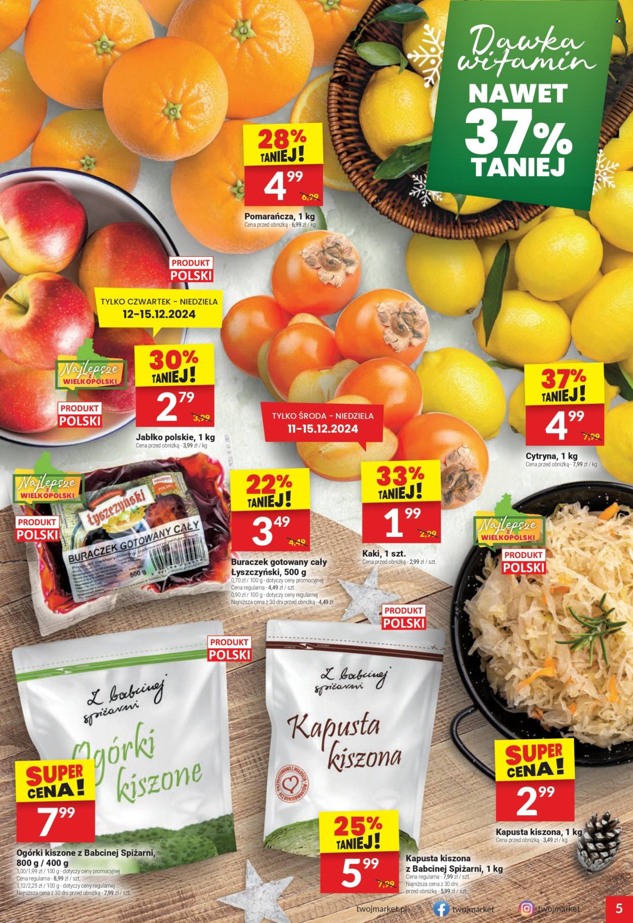 Leták Twój Market - 11.12.2024 - 17.12.2024. Strana 5