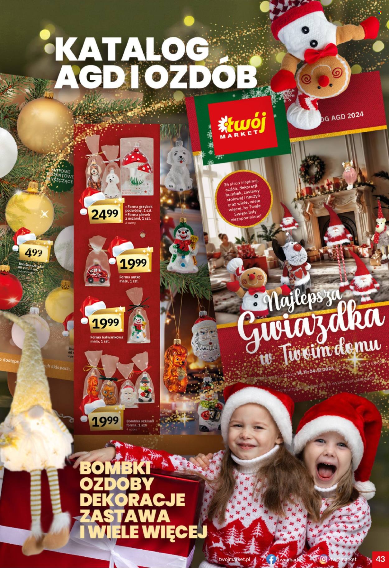 Leták Twój Market - 11.12.2024 - 17.12.2024. Strana 43