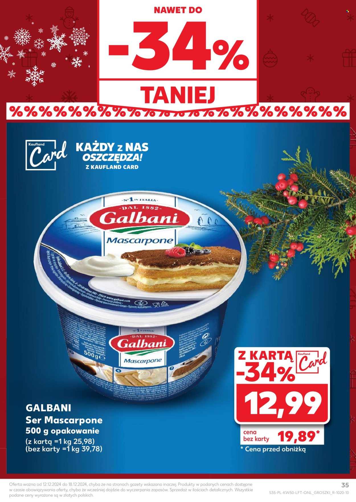 Gazetka Kaufland - 12.12.2024 - 18.12.2024. Strona 35