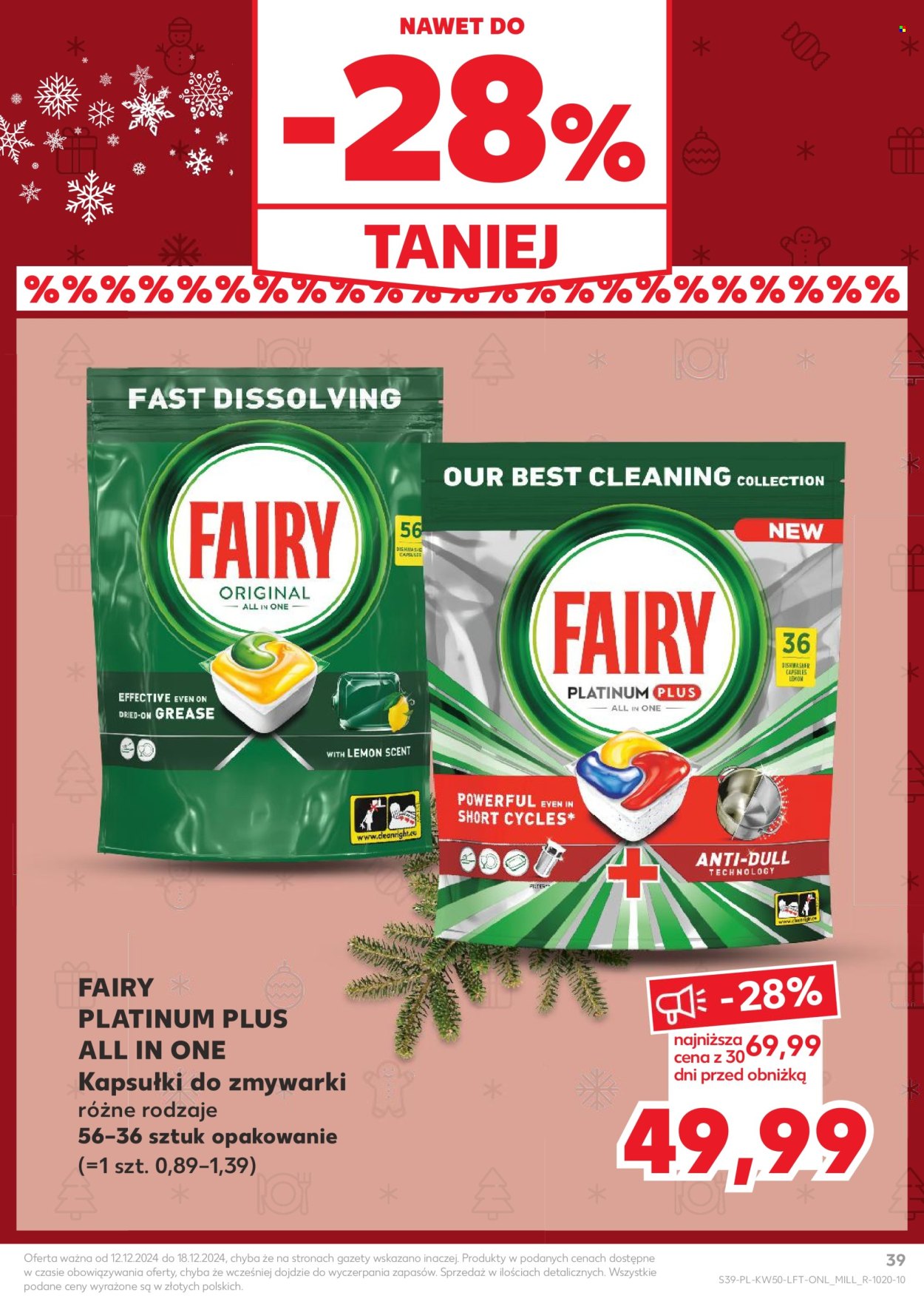 Gazetka Kaufland - 12.12.2024 - 18.12.2024. Strona 39
