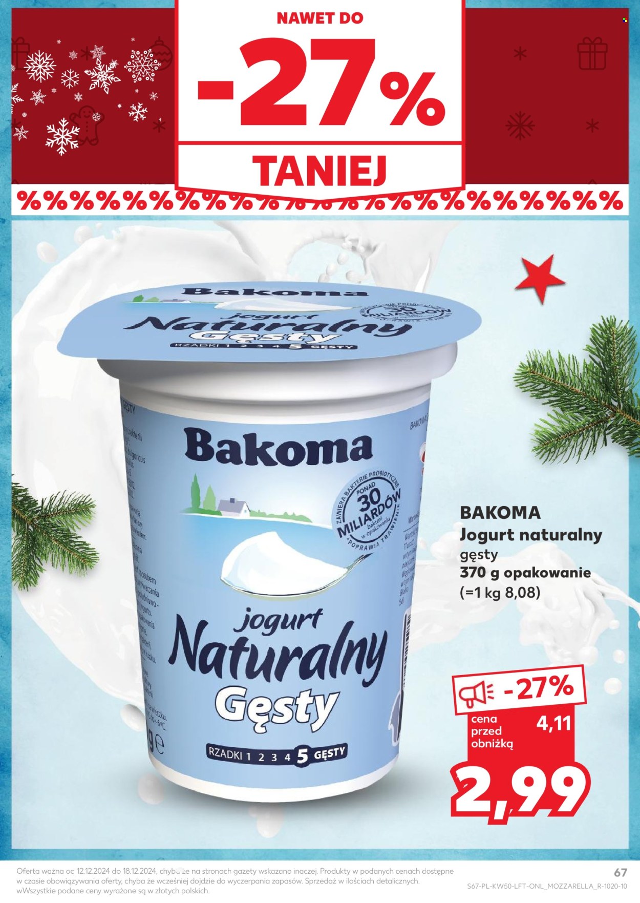 Gazetka Kaufland - 12.12.2024 - 18.12.2024. Strona 67