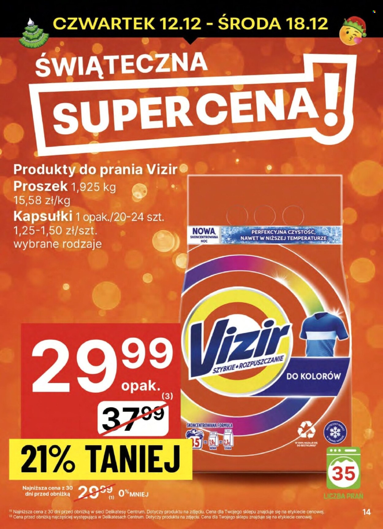 Leták Delikatesy Centrum - 12.12.2024 - 18.12.2024. Strana 14