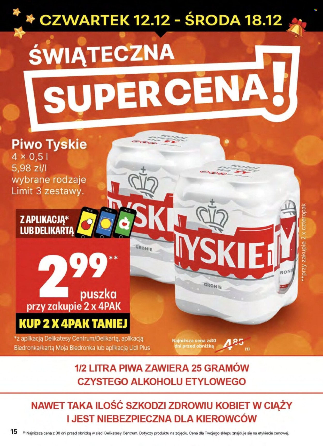 Leták Delikatesy Centrum - 12.12.2024 - 18.12.2024. Strana 15