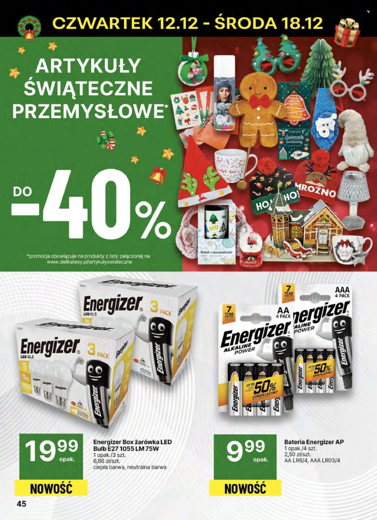 Gazetka Delikatesy Centrum - 12.12.2024 - 18.12.2024. Strona 45