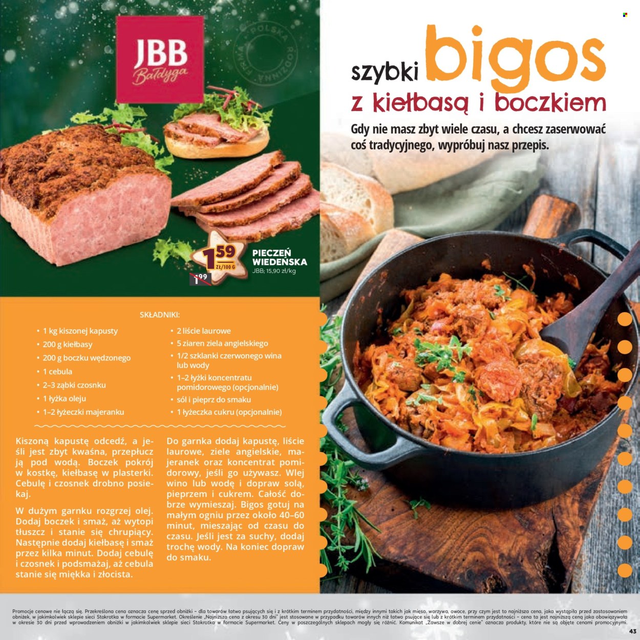 Leták Stokrotka Supermarket - 12.12.2024 - 27.12.2024. Strana 43