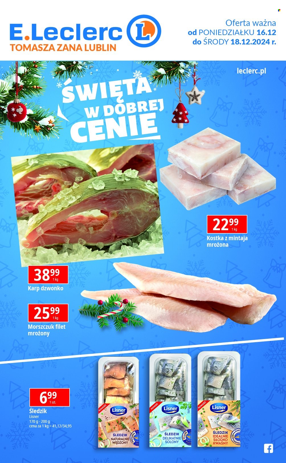 Gazetka E.Leclerc - 16.12.2024 - 18.12.2024. Strona 1